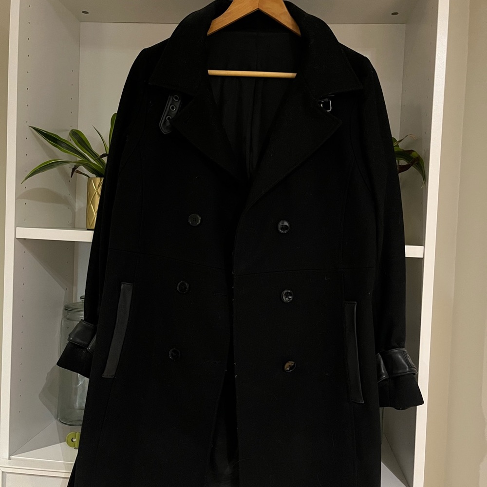 Wool Trench Coat The Kooples